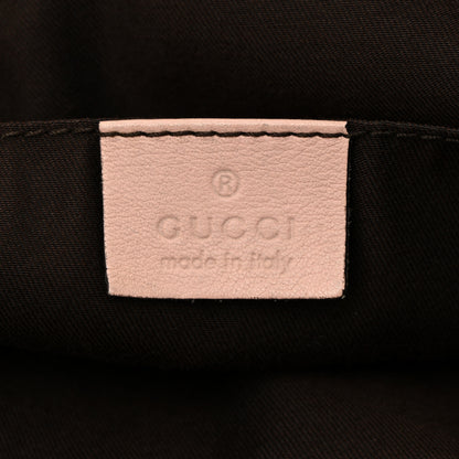 Gucci GG Monogram Medium Web Handle Vertical Tote Pink Blue 6 of 11