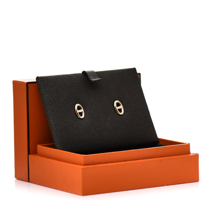 Hermes 18K Rose Gold TPM Farandole Stud Earrings 6 of 6