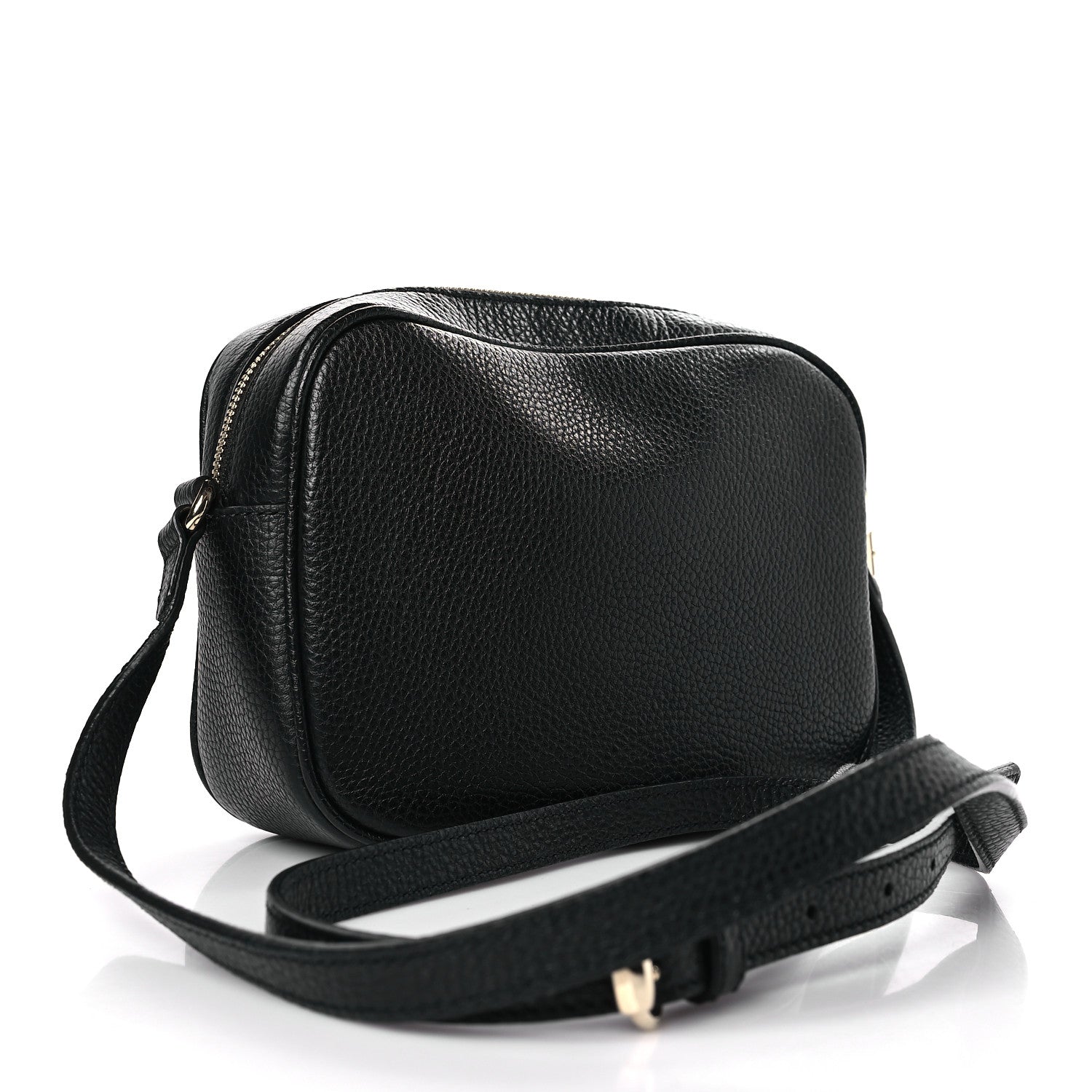 Gucci Pebbled Calfskin Small Soho Disco Bag Black 3 of 9