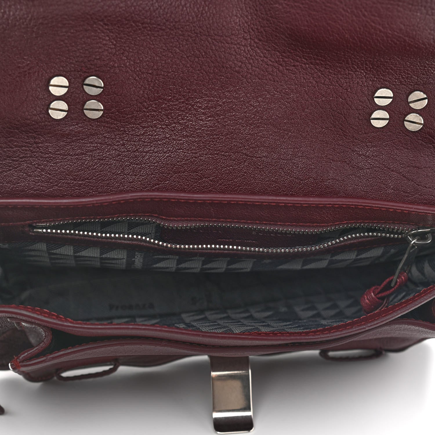 Proenza Schouler Lambskin Tiny PS1 Lux Satchel Cordovan 5 of 10