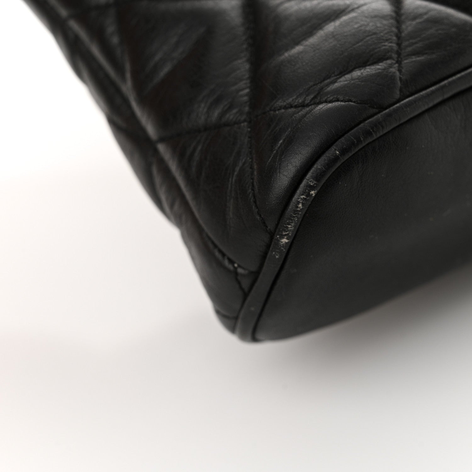 Chanel Lambskin Quilted Shoulder Bag Black 14 of 14
