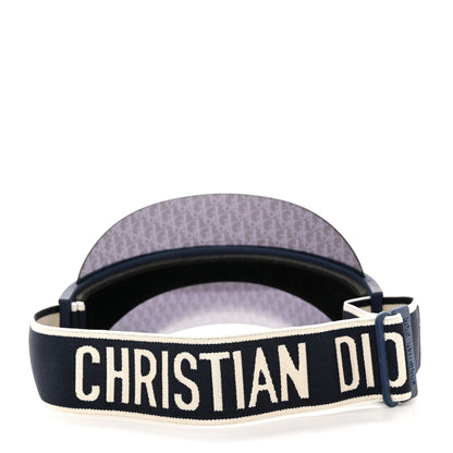 Christian Dior Oblique DiorClub V1U Sun Visor Blue 7 of 9