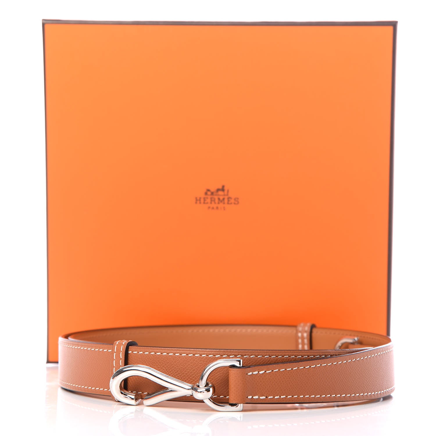 Hermes Madame Calfskin 24mm Regate Belt Gold 6 of 6