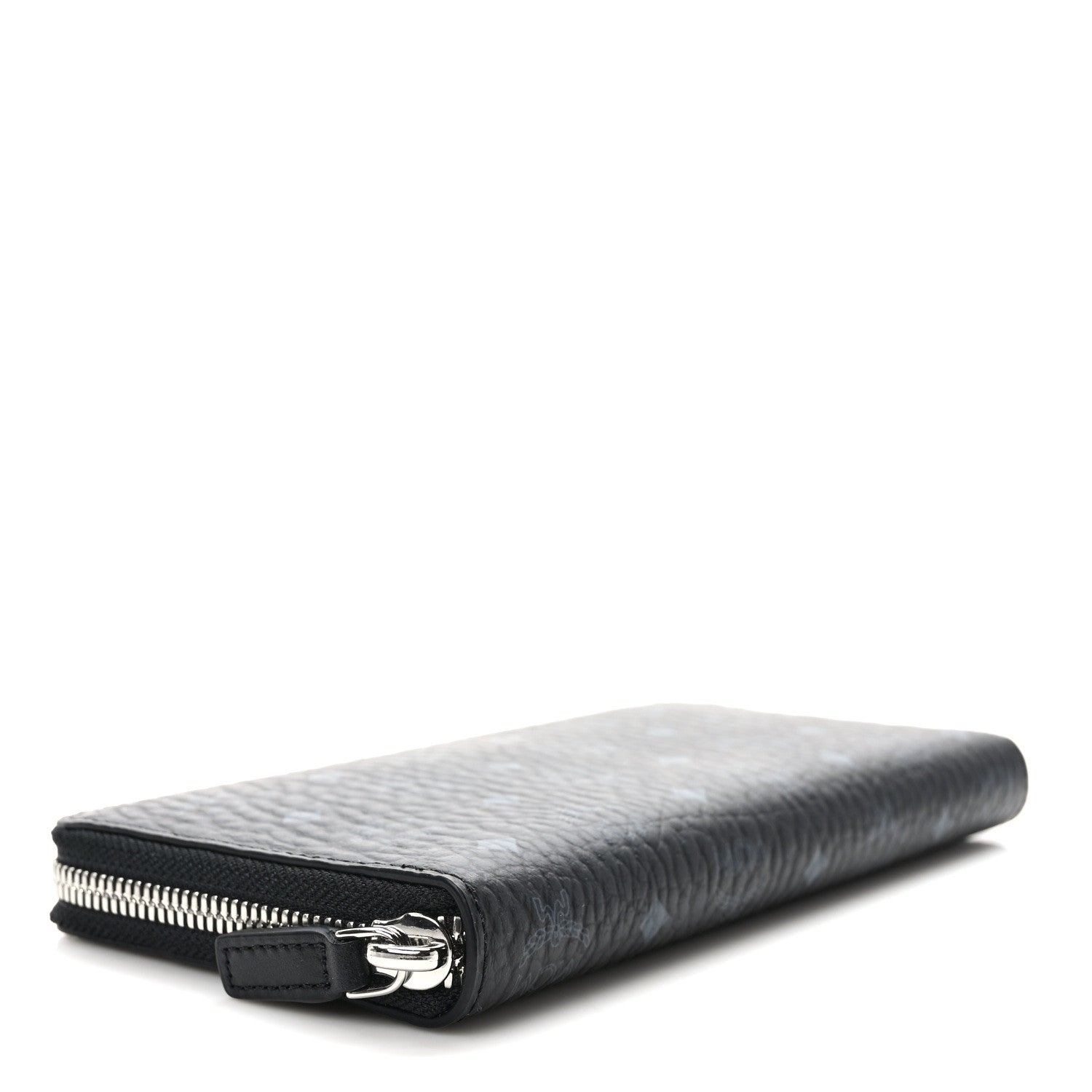 MCM Visetos Large Zip Around Wallet Black 5 of 7