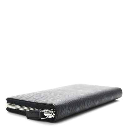 MCM Visetos Large Zip Around Wallet Black 5 of 7