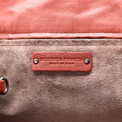 Bottega Veneta Calfskin Nappa Intrecciato Tote Brique Flamingo Truffle 6 of 11