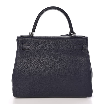 Hermes Togo Kelly Retourne 28 Bleu Nuit 23 of 37