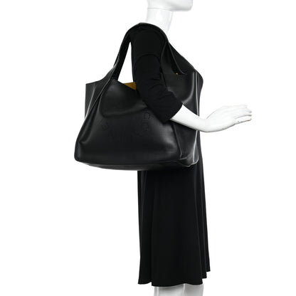 Stella McCartney Eco Alter Nappa East West Perforated Tote Black 2 of 10