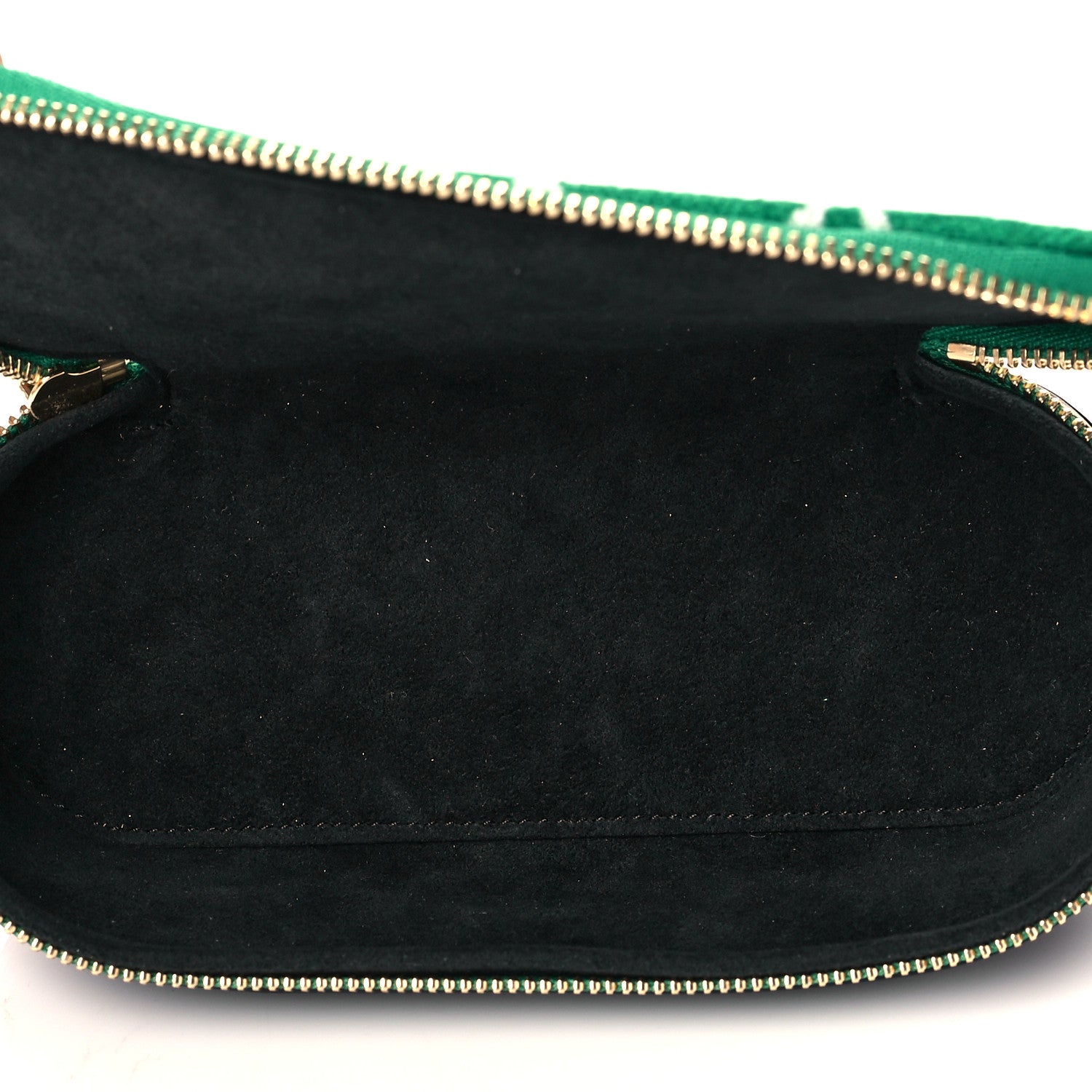 Louis Vuitton Jacquard Velvet Monogram LV Match Sunglasses Case GM Vert 5 of 10
