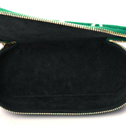 Louis Vuitton Jacquard Velvet Monogram LV Match Sunglasses Case GM Vert 5 of 10