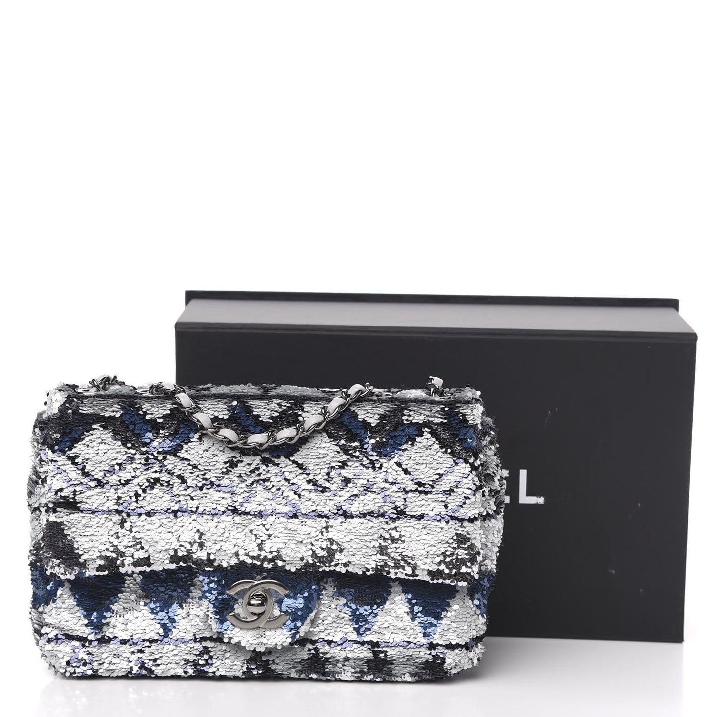 Sequin Mini Rectangular Flap Multicolor