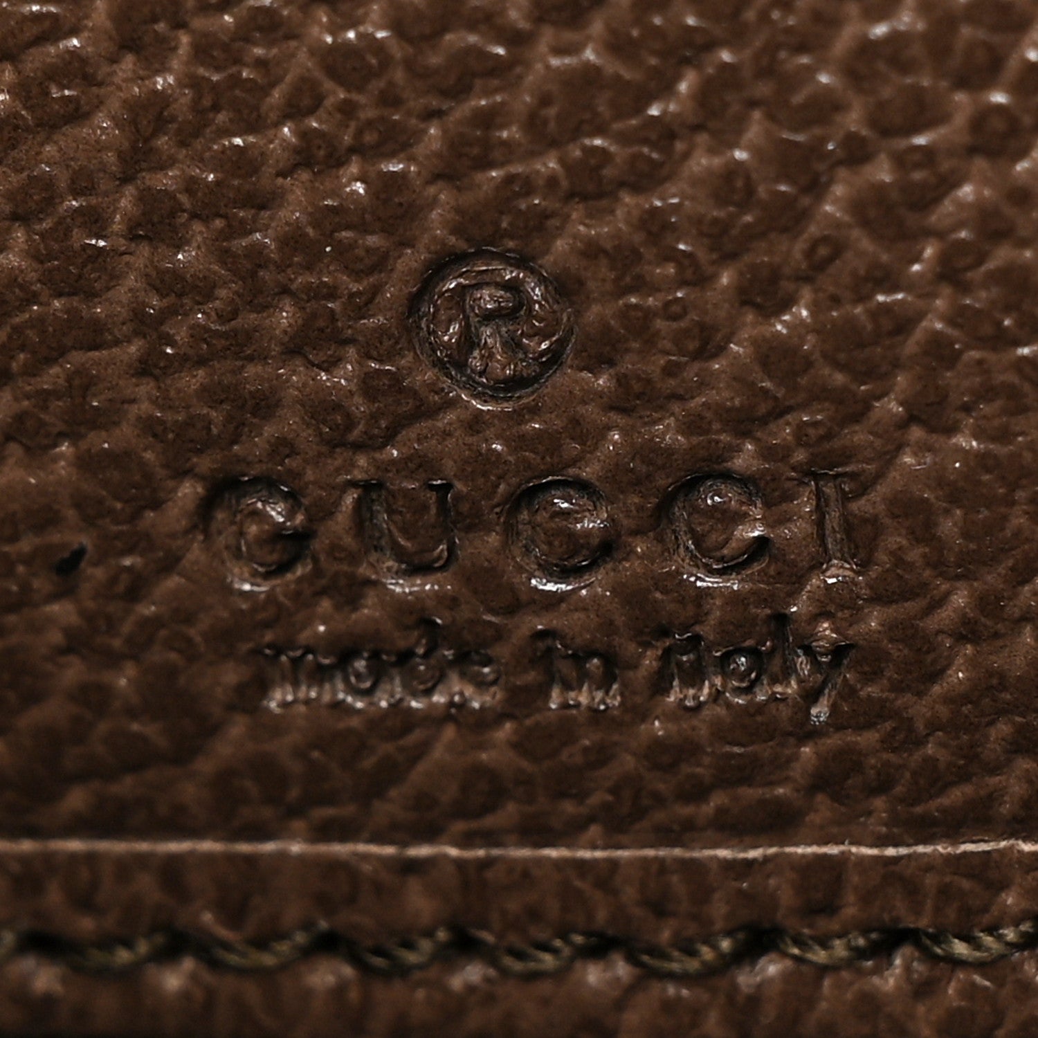 Gucci GG Supreme Monogram Web Ophidia Zip Around Wallet Brown 9 of 11