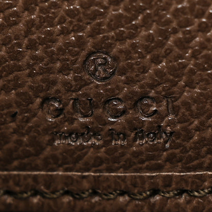 Gucci GG Supreme Monogram Web Ophidia Zip Around Wallet Brown 9 of 11