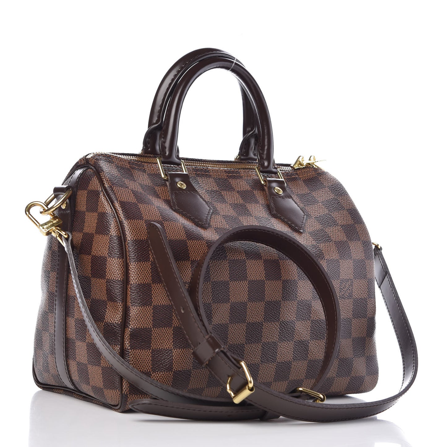 Damier Ebene Speedy Bandouliere 25