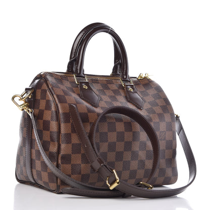 Louis Vuitton Damier Ebene Speedy Bandouliere 25 3 of 9