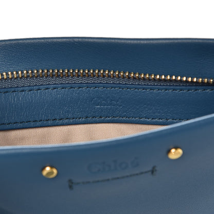 Chloe Calfskin Mini Roy Chain Pouch Vinyl Blue 6 of 7