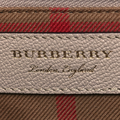 Burberry Soft Grain Calfskin Medium Buckle Tote Limestone 6 of 16