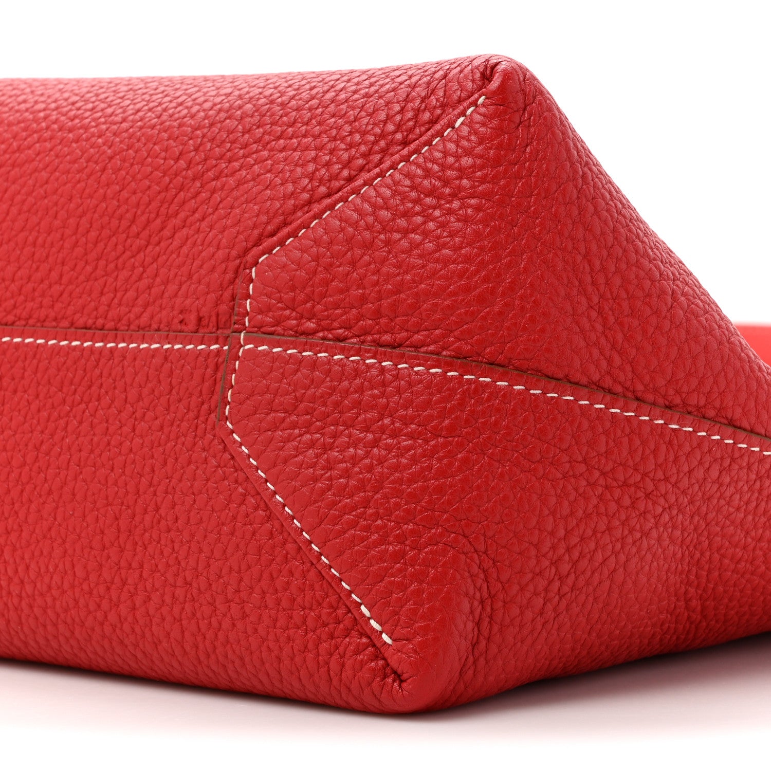 Hermes Taurillon Clemence Double Sens Reversible Tote 36 Rose Jaipur Bougainvillea 13 of 18