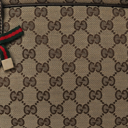 Gucci Monogram Small Princy Satchel Dark Brown 7 of 11