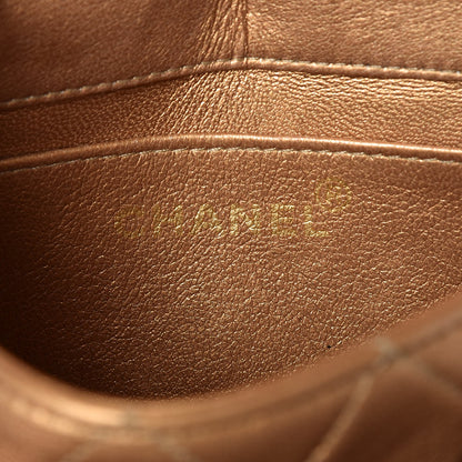 Chanel Metallic Lambskin Mini Quilted Flap Gold 6 of 14