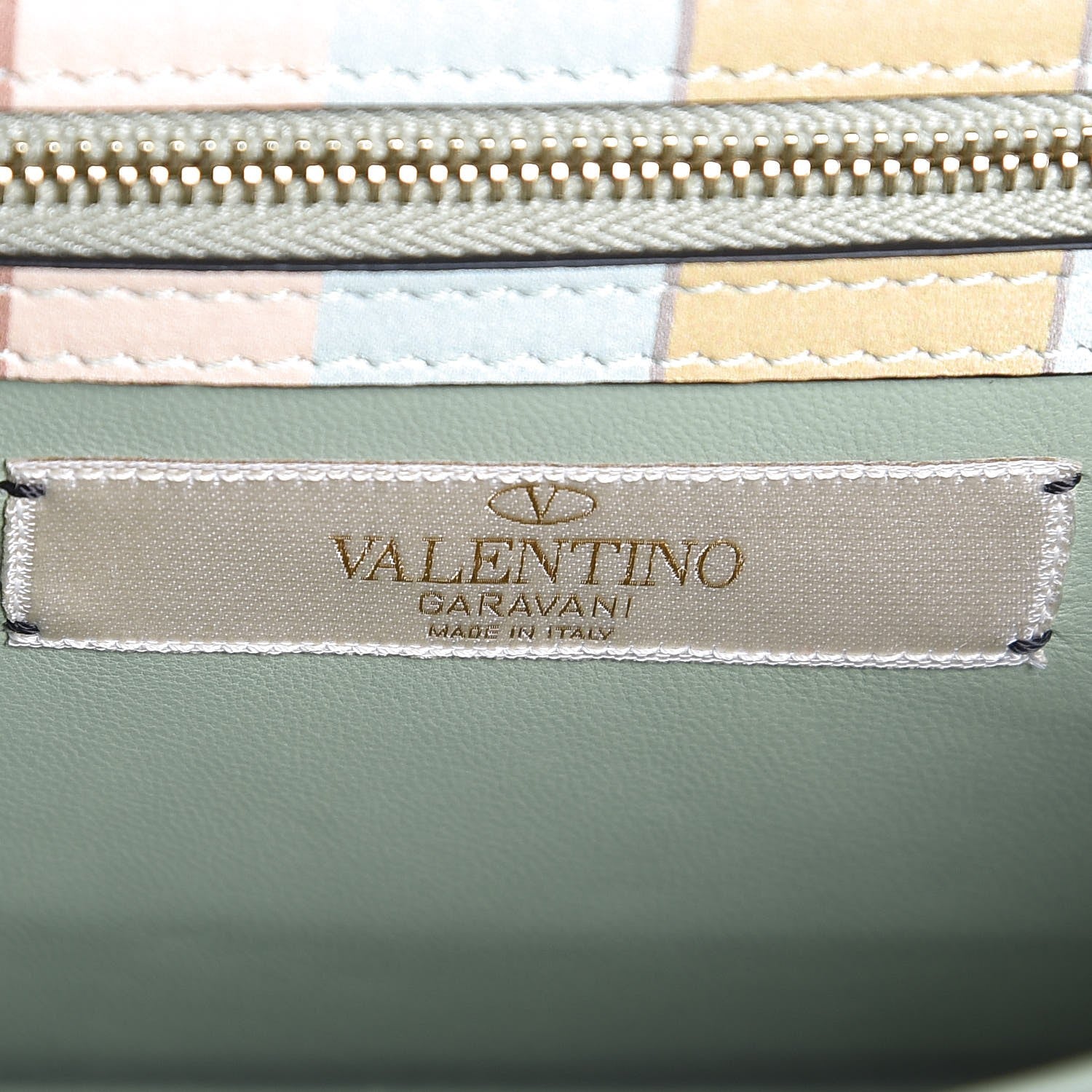 Valentino Garavani Vitello Native Couture 1975 Small Glam Lock Rockstud Flap Multicolor 6 of 7