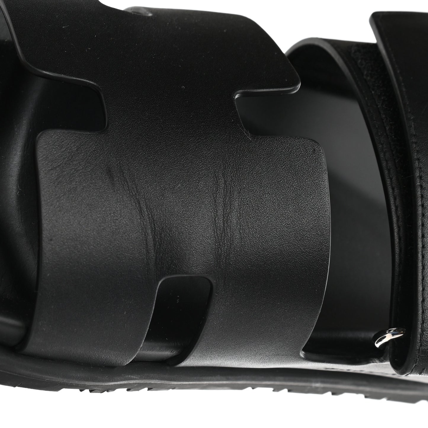 Calfskin Mens Chypre Sandals 43 Black