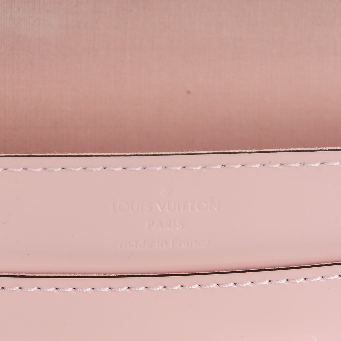 Patent Chain Louise MM Rose Ballerine