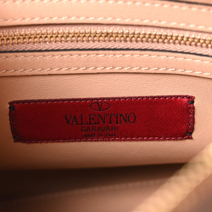 Valentino Garavani Calfskin Twist Lock My Rockstud Shoulder Bag Poudre 6 of 9
