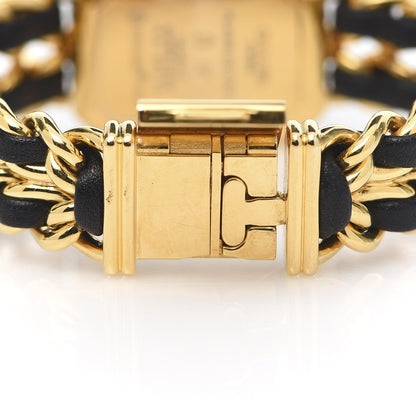 Chanel Stainless Steel Lambskin 20mm Chain Premiere Quartz Watch Gold M 6 of 6