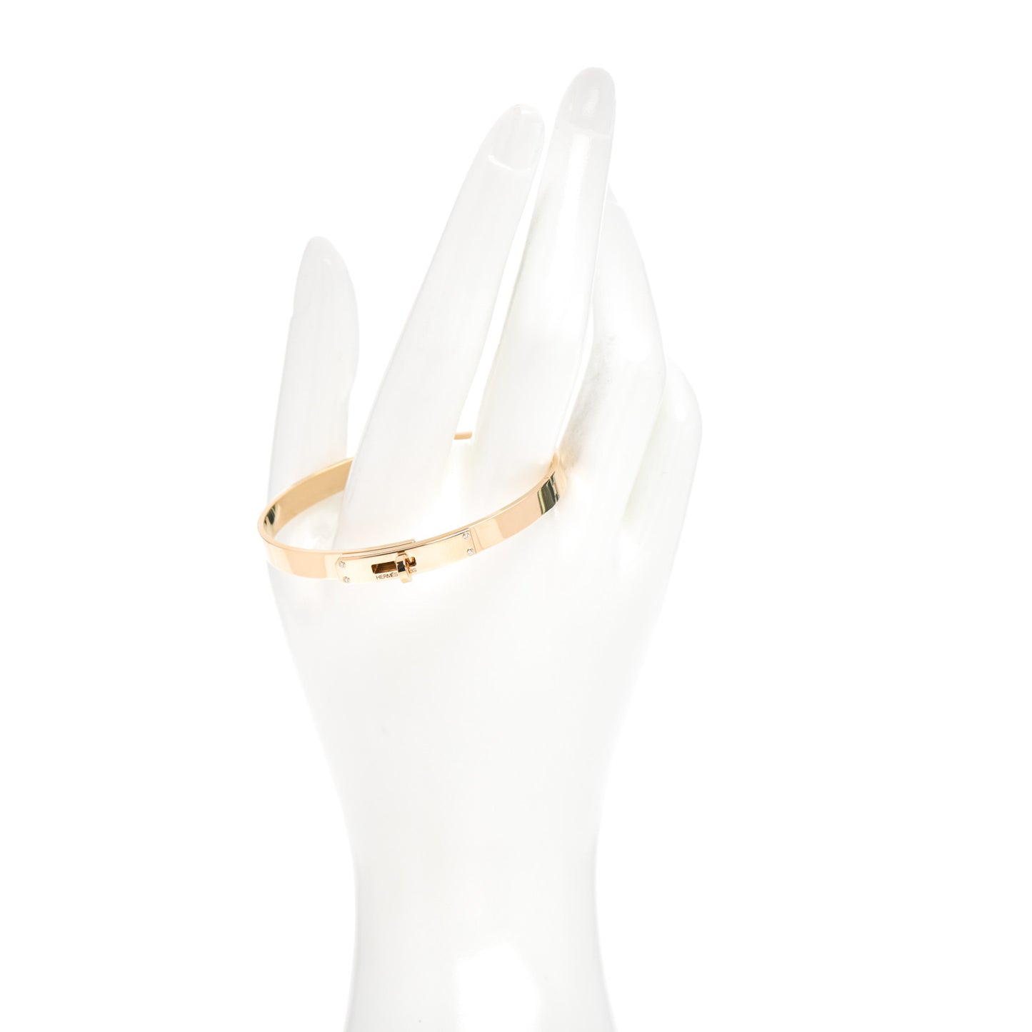 18K Yellow Gold Diamond PM Kelly Bracelet SH
