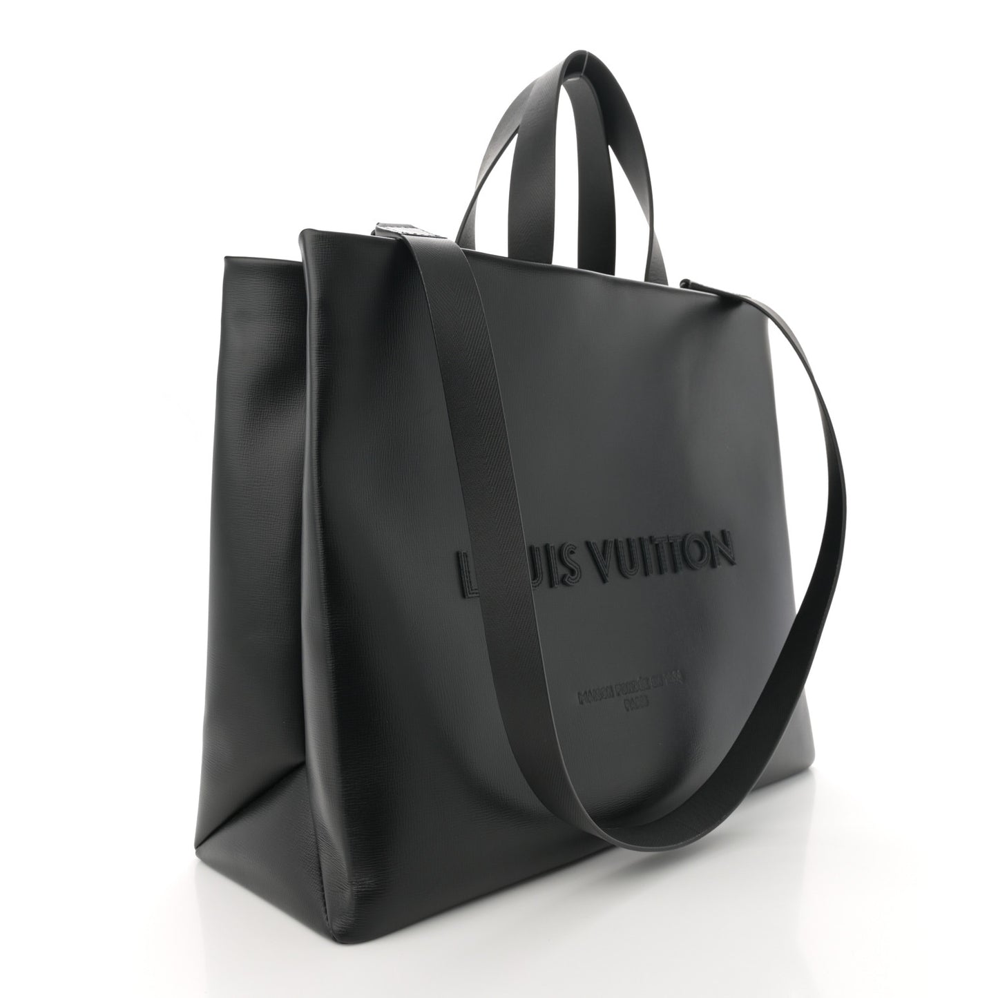 Cowhide Shopper Bag MM Black