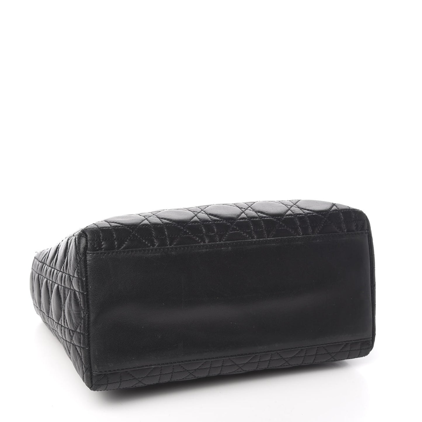 Lambskin Cannage Medium Lady Dior Black