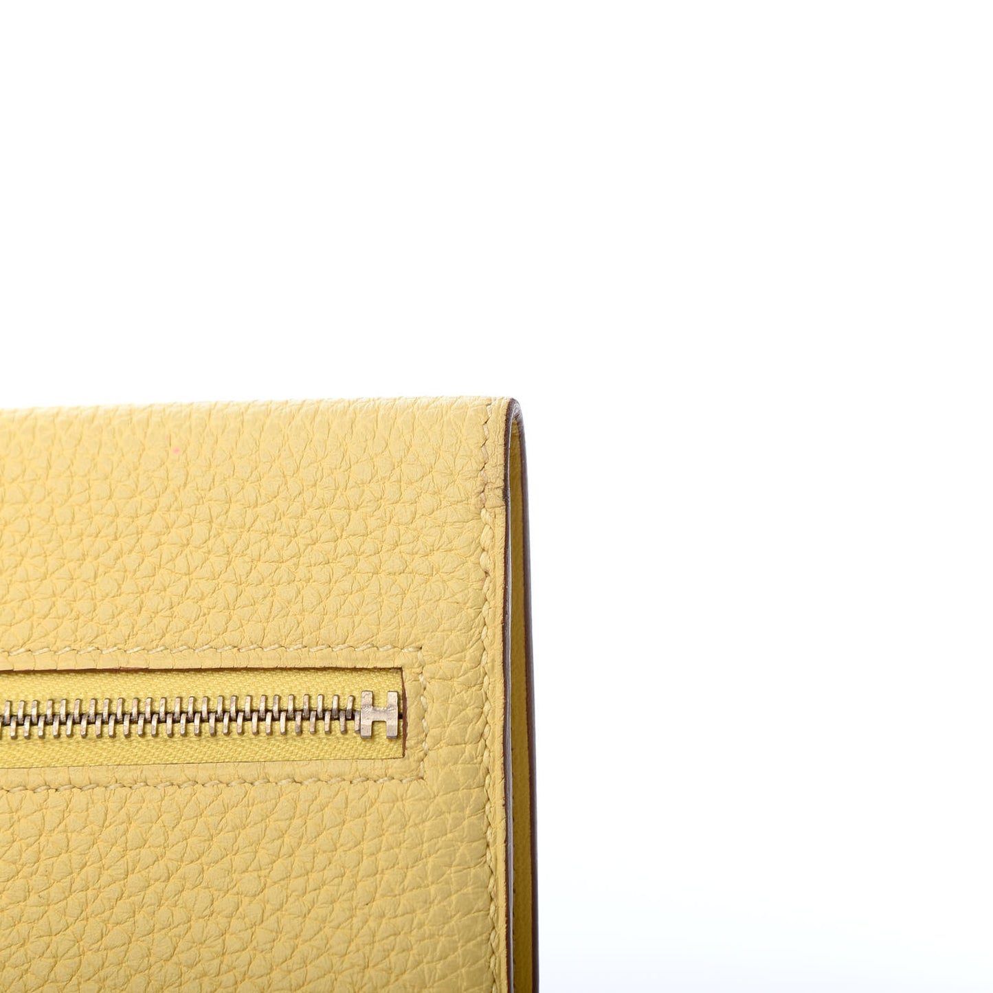 Togo Dogon Recto Verso Wallet Jaune Poussin