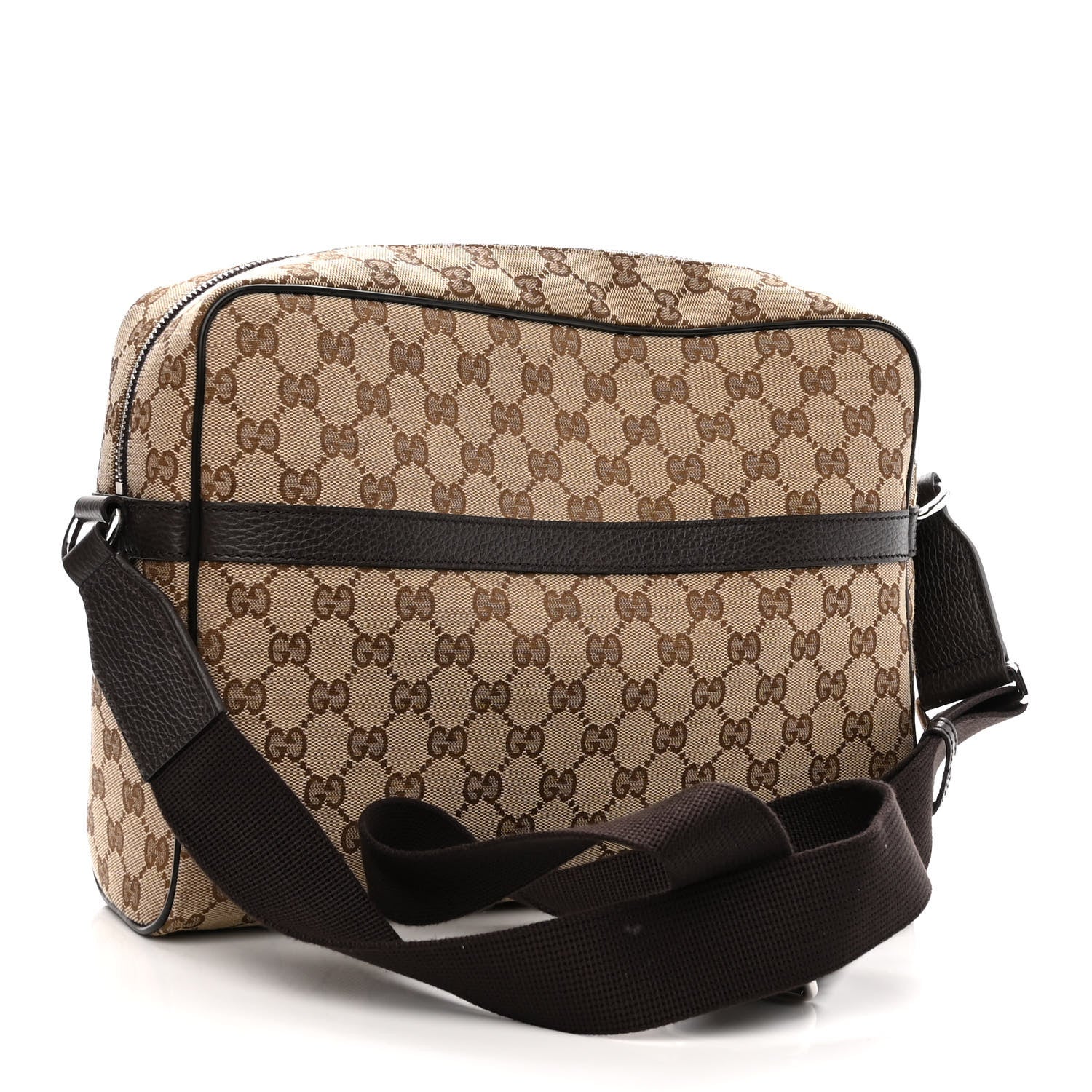 Gucci Monogram Messenger Bag Dark Brown 2 of 9
