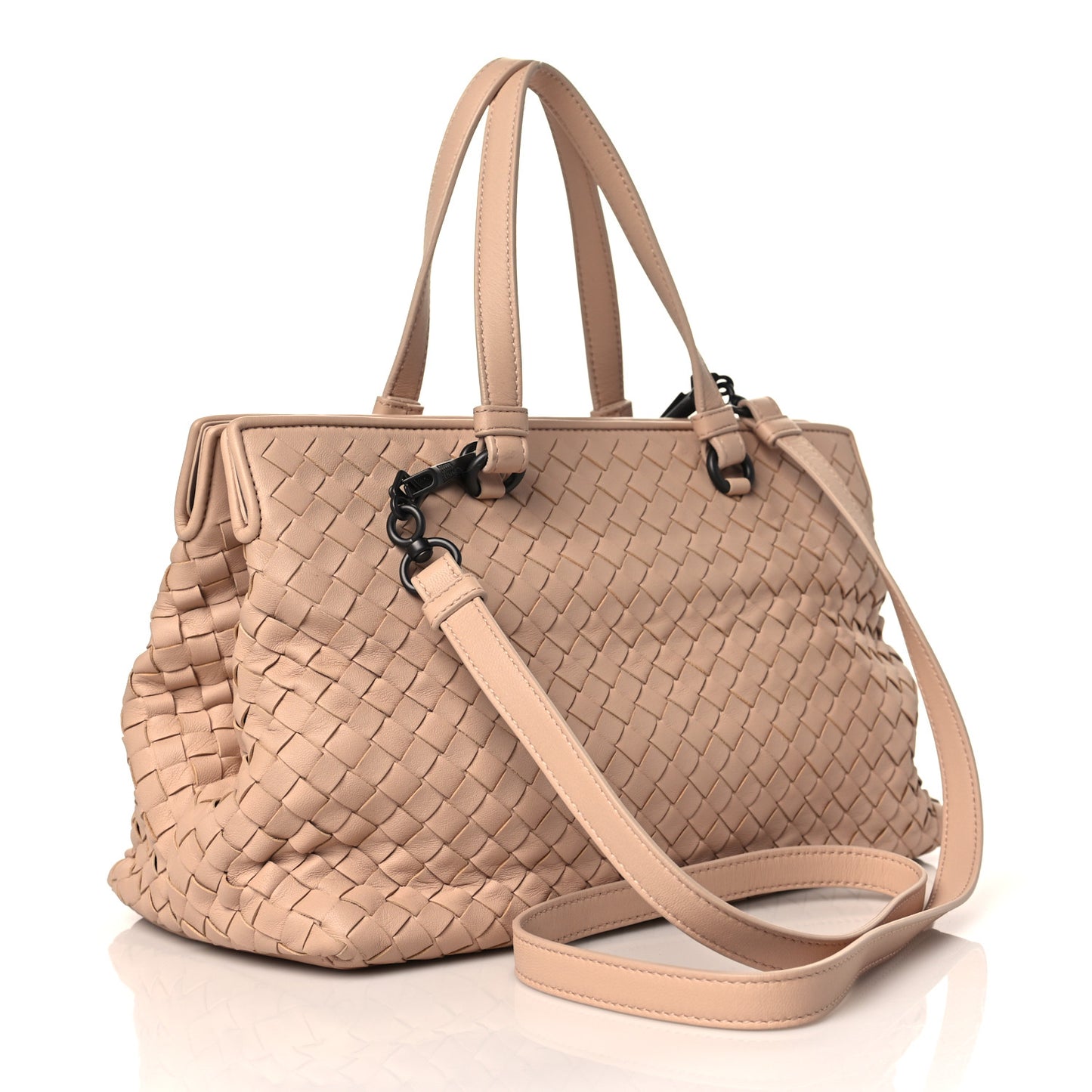 Nappa Intrecciato Accordion Nude