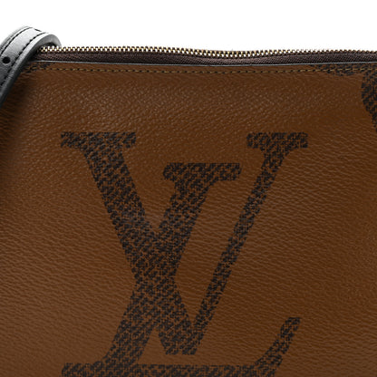 Louis Vuitton Reverse Monogram Giant Double Zip Pochette 8 of 10