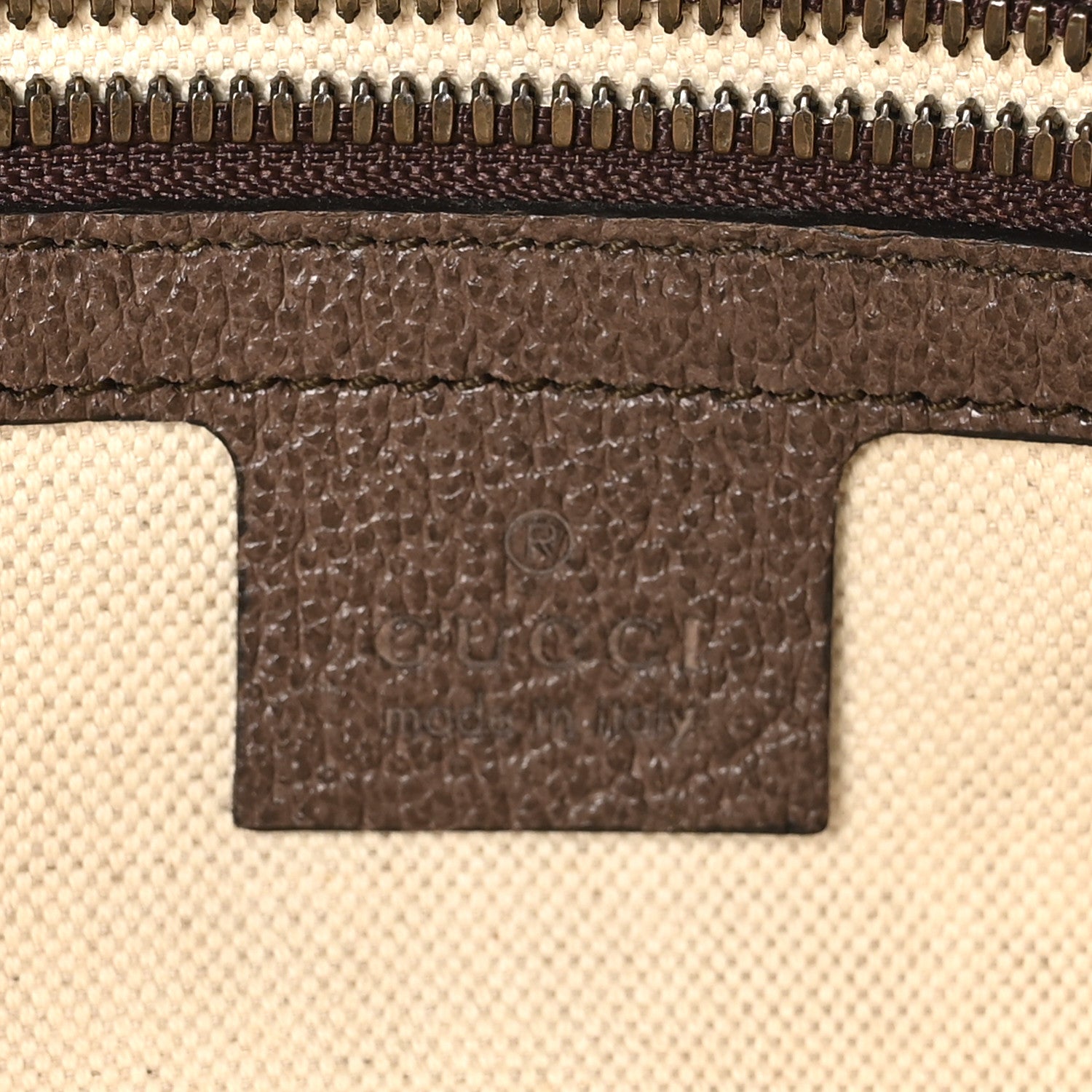 Gucci Soft GG Supreme Monogram Medium Ophidia Belt Bag Dark Brown 6 of 10