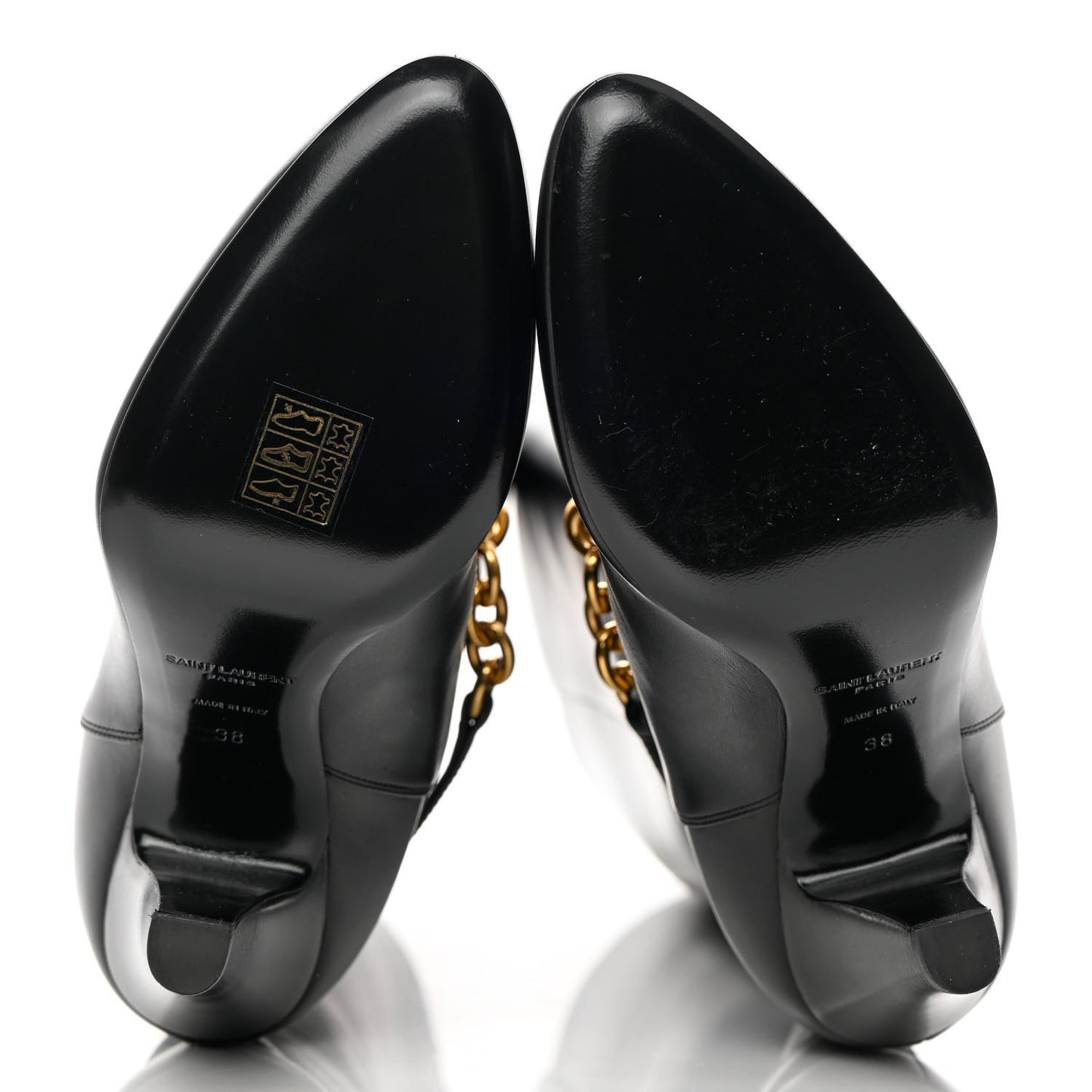 Smooth Calfskin Le Maillon 95 Boots 38 Black