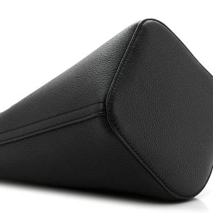 Loewe Soft Grained Calfskin Mini Pebble Bucket Bag Black 9 of 10