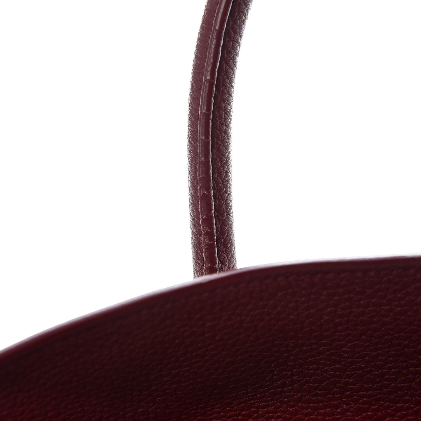 Grained Calfskin Small Supple Sac De Jour Dark Pallisandre