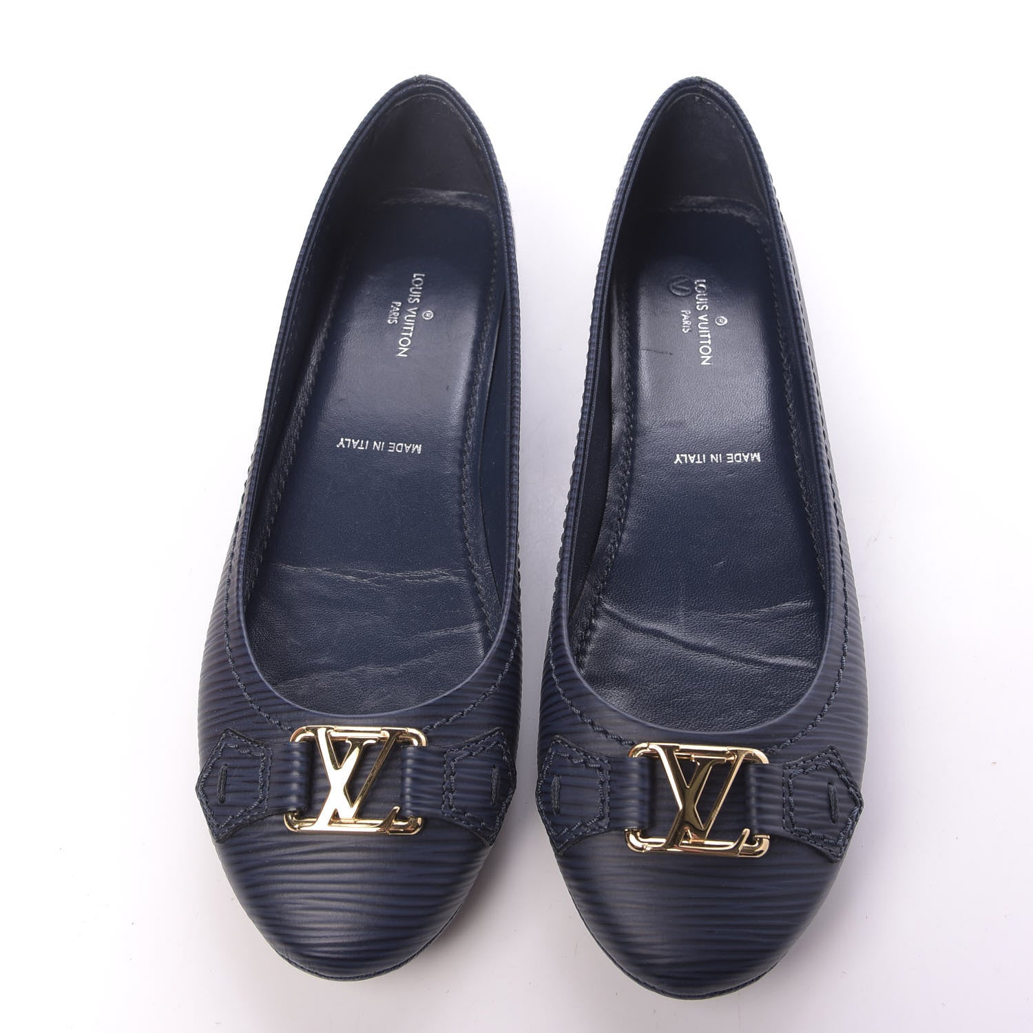 Louis Vuitton Epi Oxford Ballerina Flats 35.5 Indigo 7 of 13