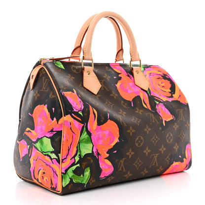 Louis Vuitton Monogram Roses Speedy 30 3 of 10