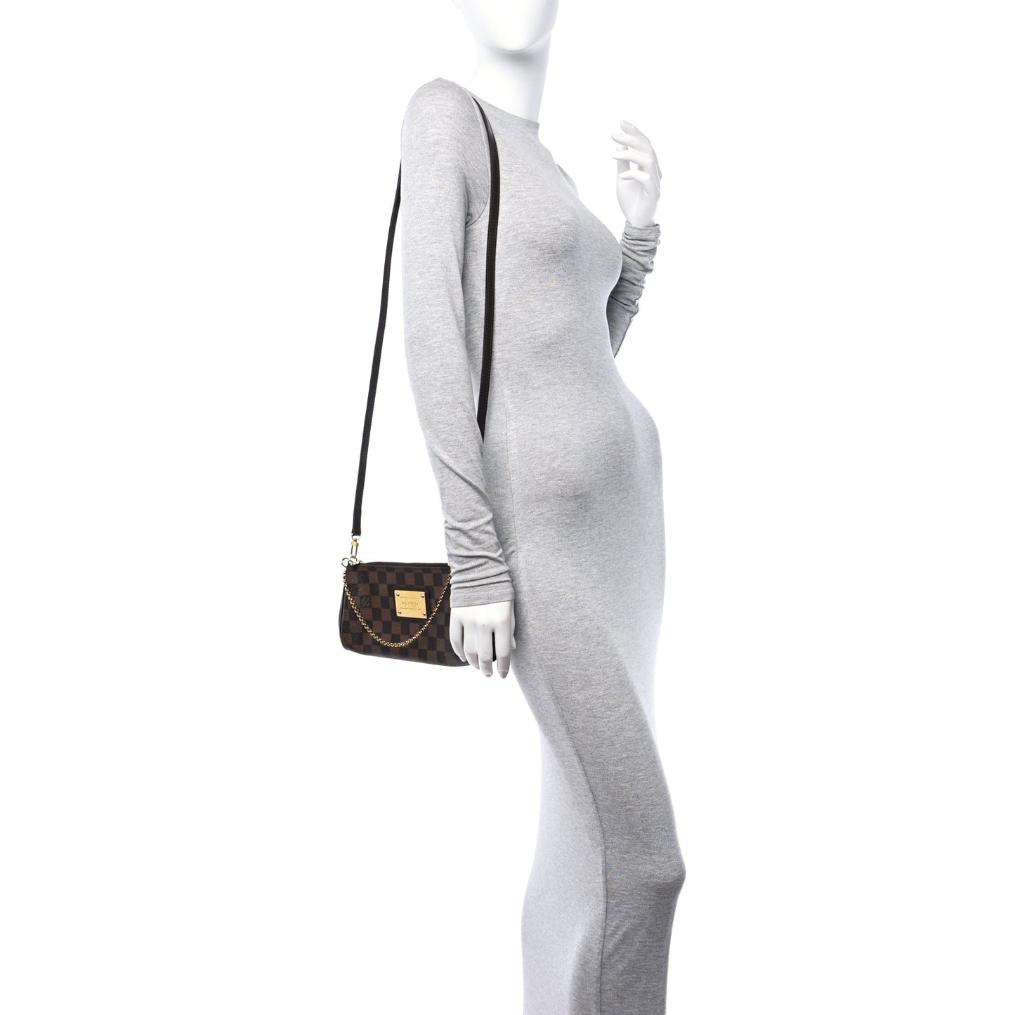 Damier Ebene Eva Clutch