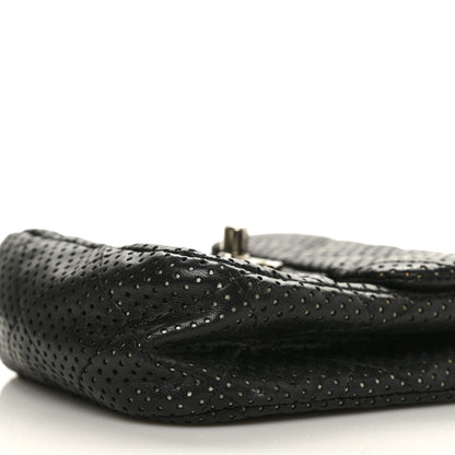 Chanel Lambskin Perforated Mini Flap Bag Black 8 of 9