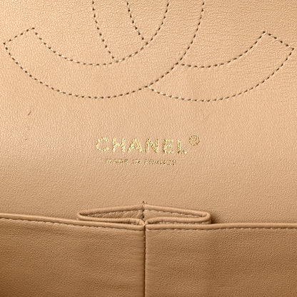 Chanel Lambskin Quilted Jumbo Double Flap Beige 6 of 10