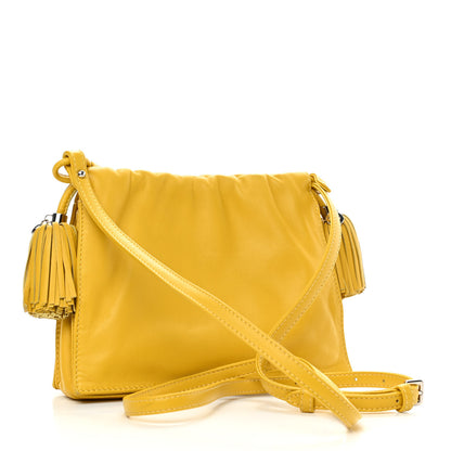 Loewe Nappa Small Flamenco Shoulder Bag Yellow 2 of 4
