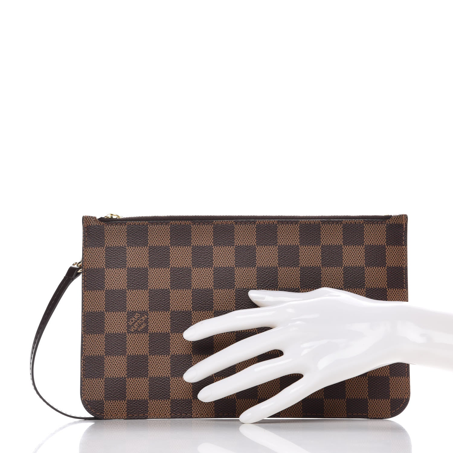 Louis Vuitton Damier Ebene Neverfull MM GM Pochette 2 of 8