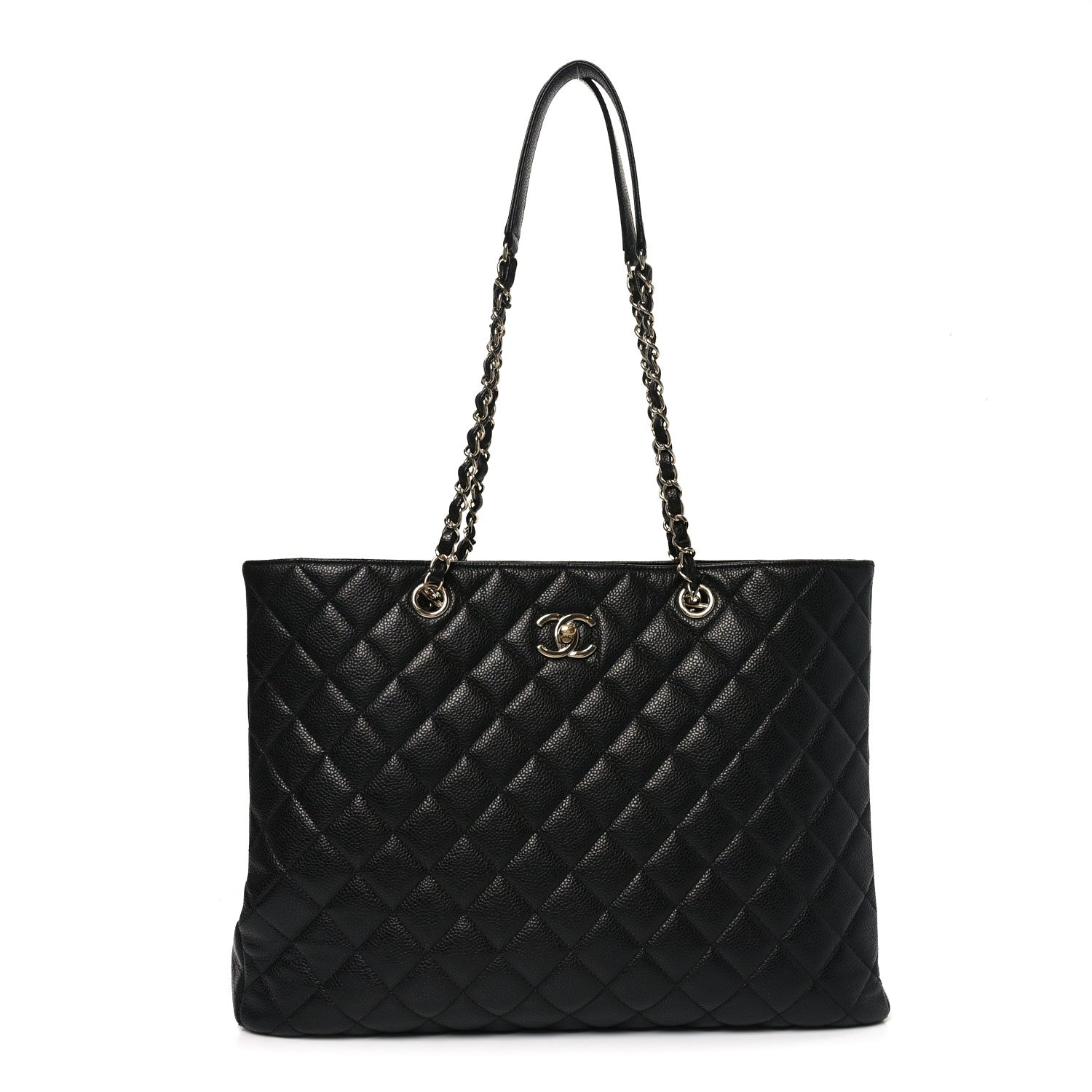 Chanel Caviar Quilted Large Shopping Tote Black 1 of 11