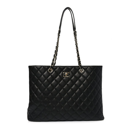 Chanel Caviar Quilted Large Shopping Tote Black 1 of 11