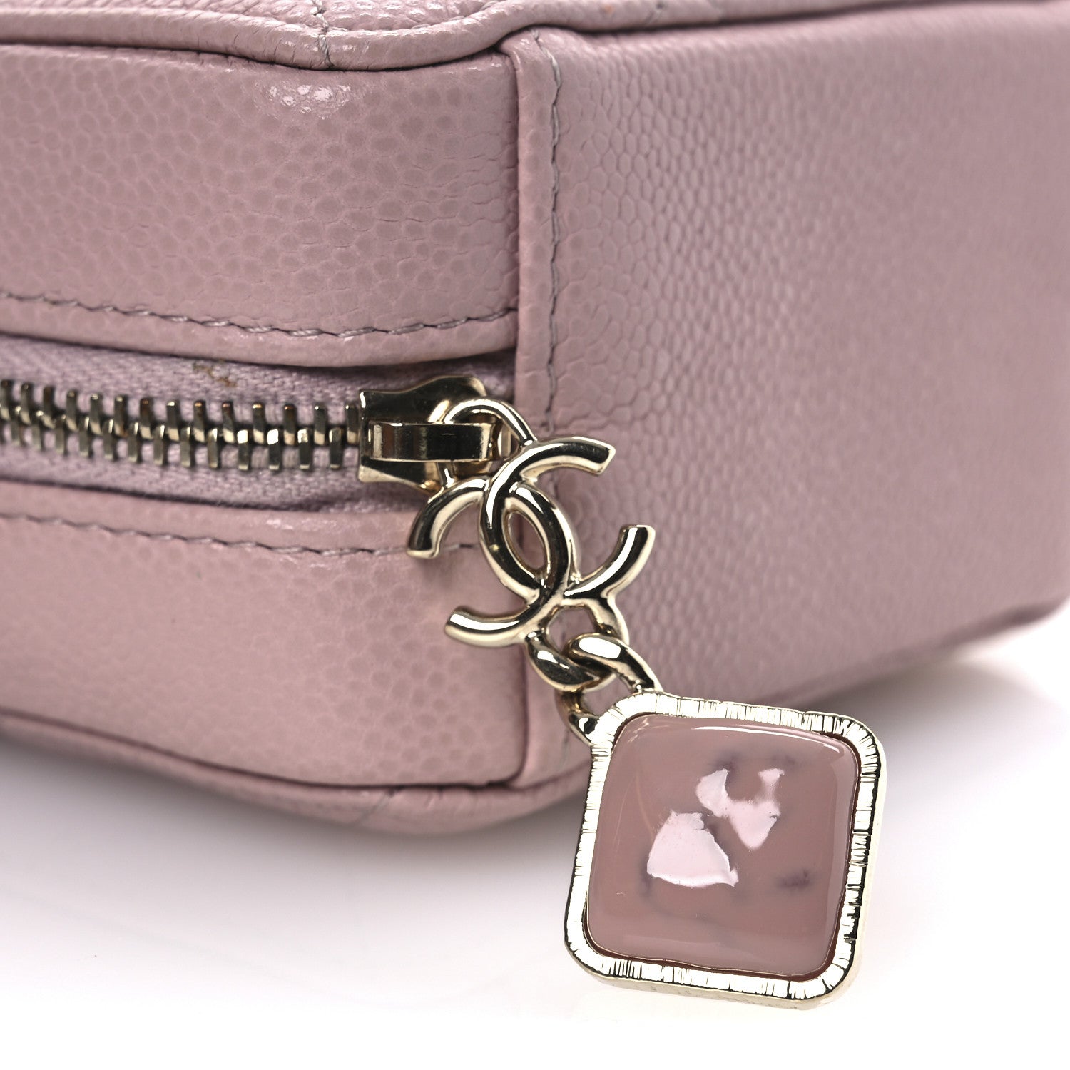Chanel Caviar Quilted Clutch With Chain Light Pink 13 of 13